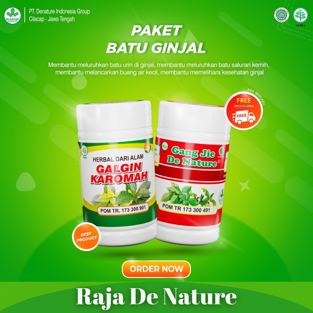 GALGIN KAROMAH & GANG JIE RAJA DE NATURE HERBAL ASLI