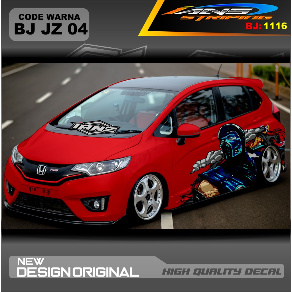 STIKER DECAL MOBIL JAZZ / STIKER MOBIL BRIO / DECAL STIKER MOBIL SWIFT / STIKER MOBIL TOYOTA / DECAL STICKER MOBIL / STIKER YARIS AYLA