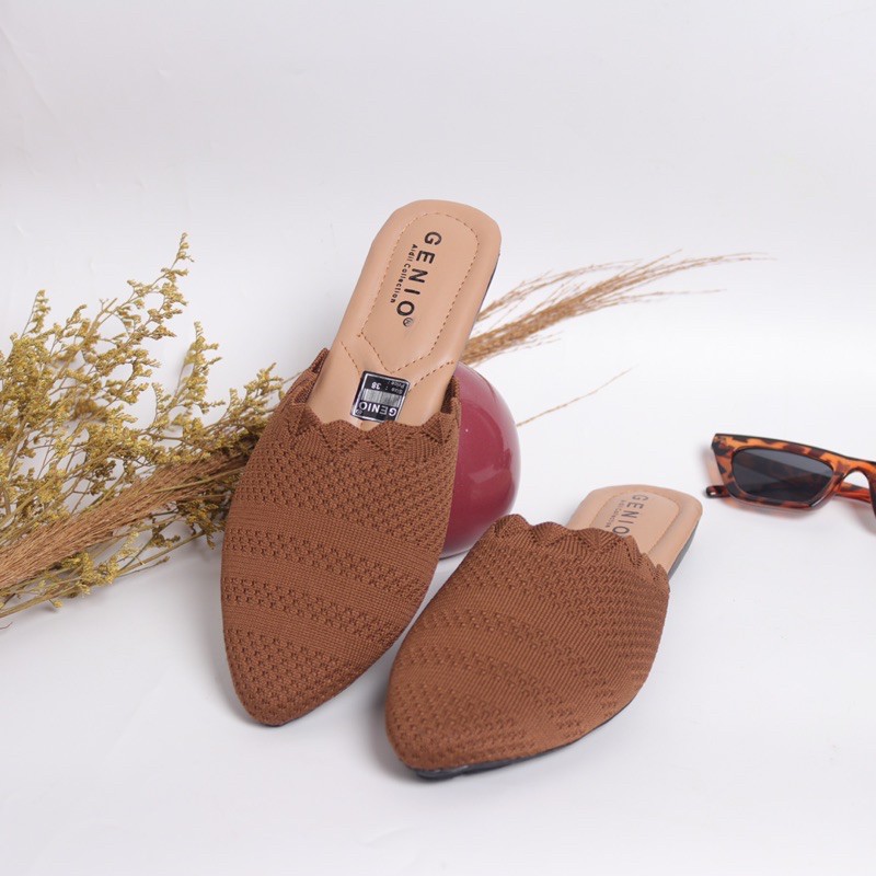 Ovivi Sandal Wanita Rajut Import Genio