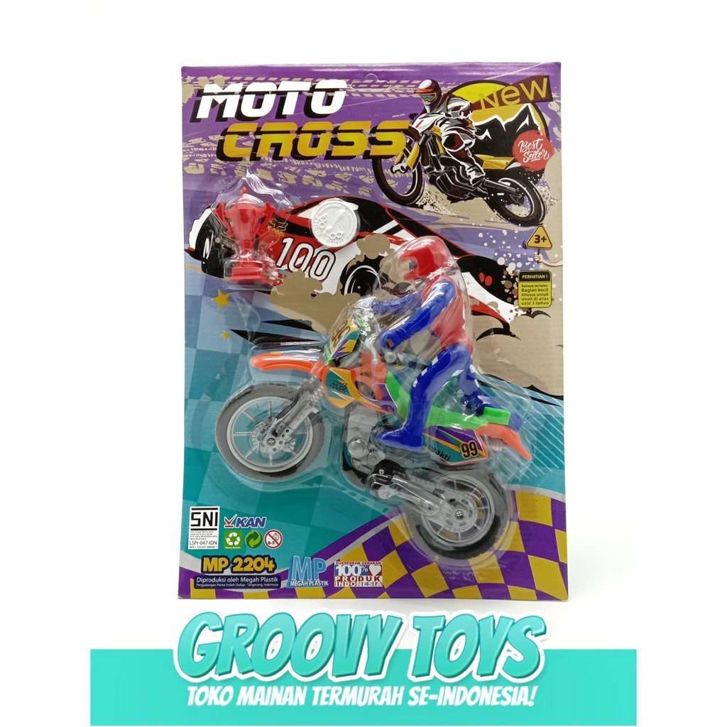 Mainan Anak Motor-motoran - Moto Cross MP 2204