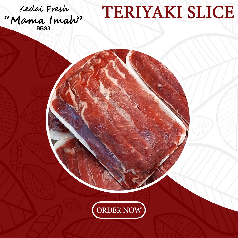 

TERIYAKI SLICE NON FAT 500gr