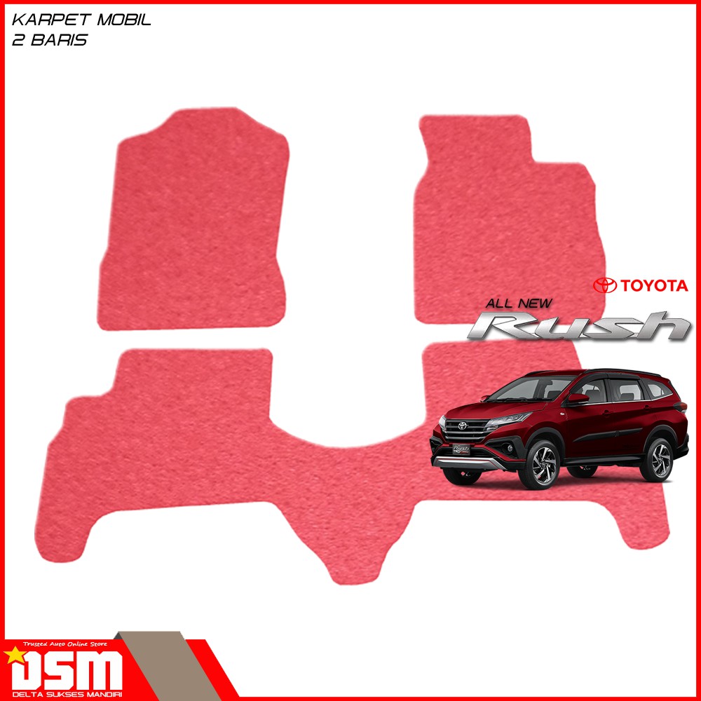 Karpet Mobil Mie All New Rush 2 Baris / Karpet Mie Bihun Rush High Quality Tebal 15mm / DSM