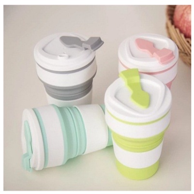 Collapsible Coffee Cup 350 ml (Gelas Lipat Travel Silikon)