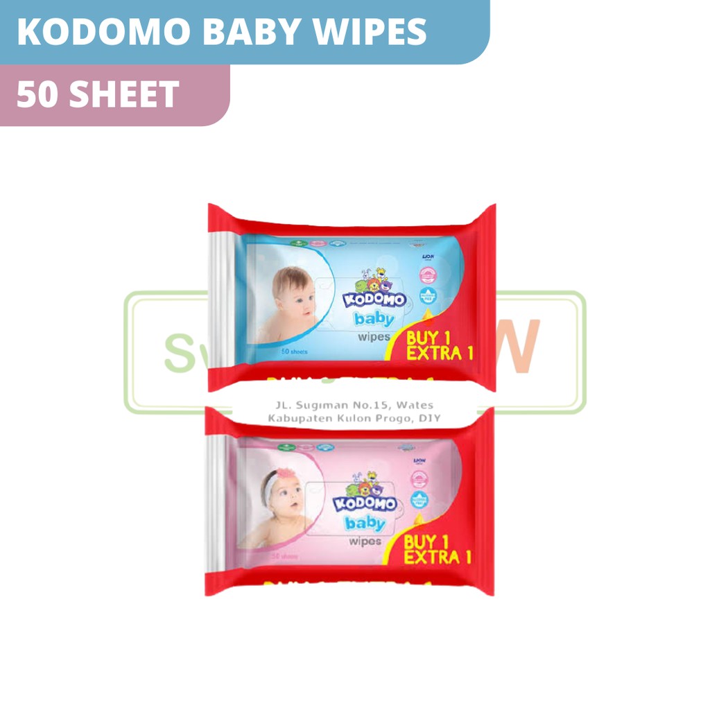 KODOMO BABY WIPES 50SHEETS