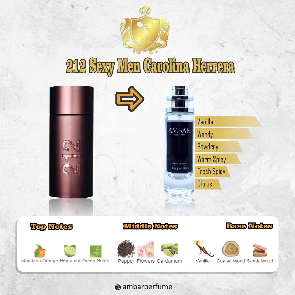 Parfum Cowok CH 212 Sexy Men - Parfume Pria