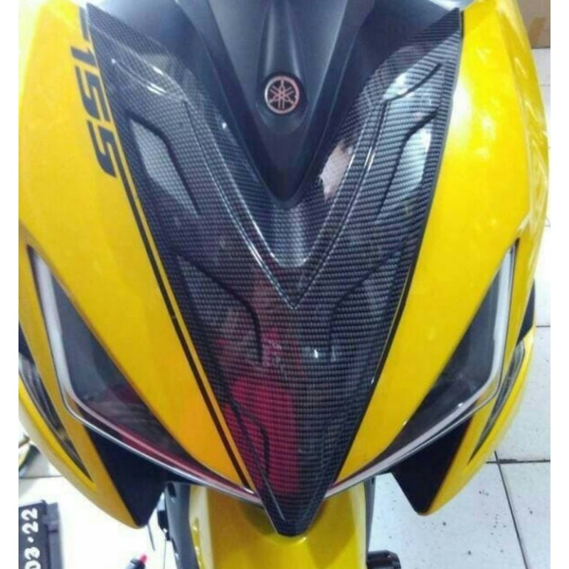 Cover Body Depan Bawah yamaha Aerox 155 carbon Nemo