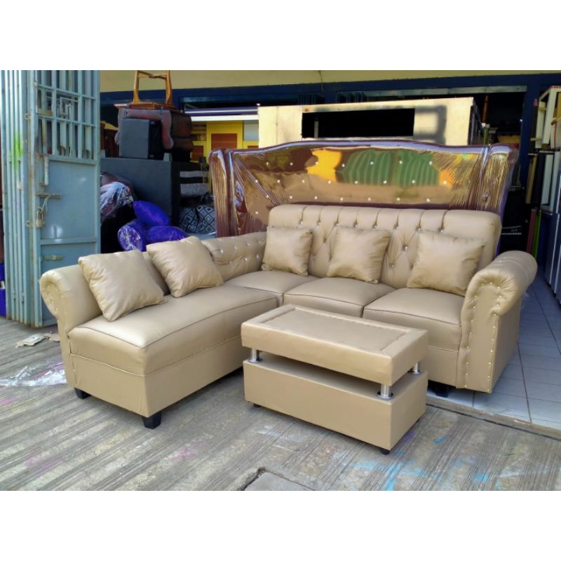 SOFA L SUDUT/SOFA L PUTUS/ SOFA L MINIMALIS/SOFA L KANCING SERIBU