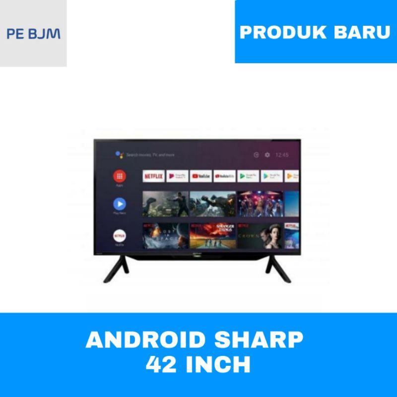 TV 42 INCH ANDROID SHARP - 2T-C42BG - GARANSI RESMI