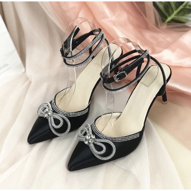 heels A6666 sendal wanita import realpict