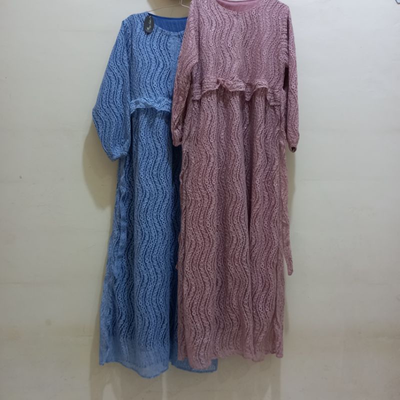 Dress Gamis Brukat by Raja Fashion