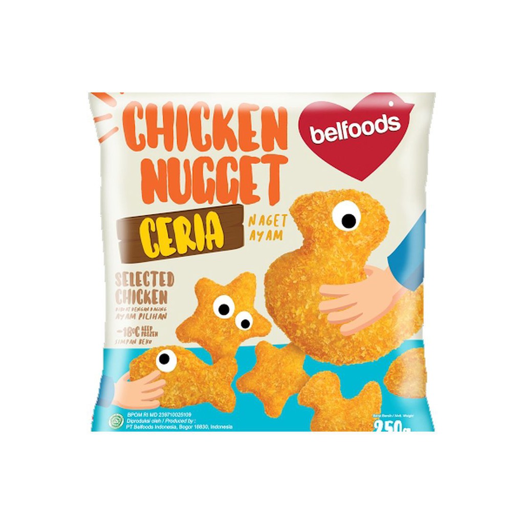 Chicken Nugget Ceria 250 Gram - Belfoods