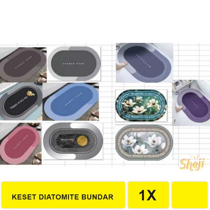 KESET DIATOMITE BUNDAR UK. 40 X 60 CM