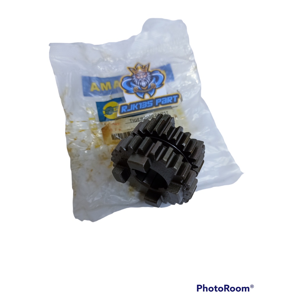 GIGI RASIO GEAR RATIO MESIN GIGI 3 4 MATA 24/25 HONDA TIGER REVO TIGER LAMA TIGER LAWAS TILAM TIREV 