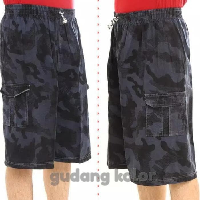 [COD] CELANA PENDEK PRIA CARGO - soft jeans DORENG CRG motif army