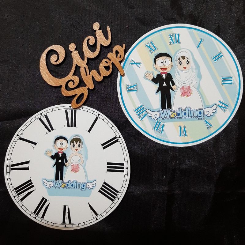 10cm latar jam doraemon/latar jam mahar nobita/latar jam mahar/background mahar jam