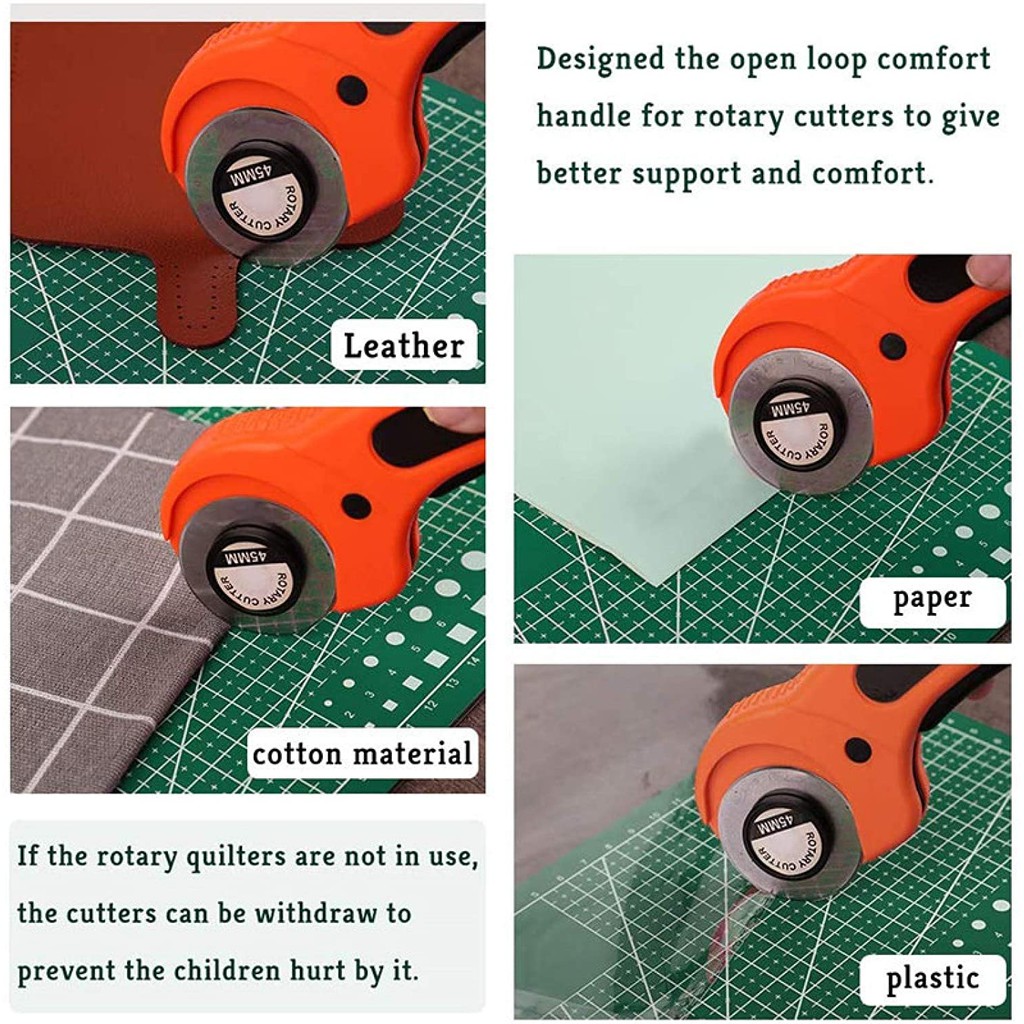 

Glory Cutter Rotary Roller Blade 45 mm Pemotong Rotary Cutter! Terjamin 45mm