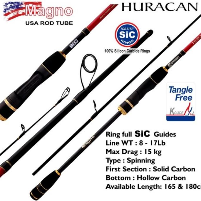 Populer] Joran Magno Huracan Solid 180 Cm 8-17 Lb