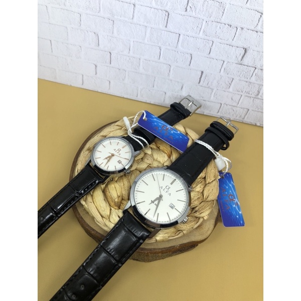 JAM TANGAN PRIA WANITA COUPLE ALFA 55035L ORIGINAL 1000%