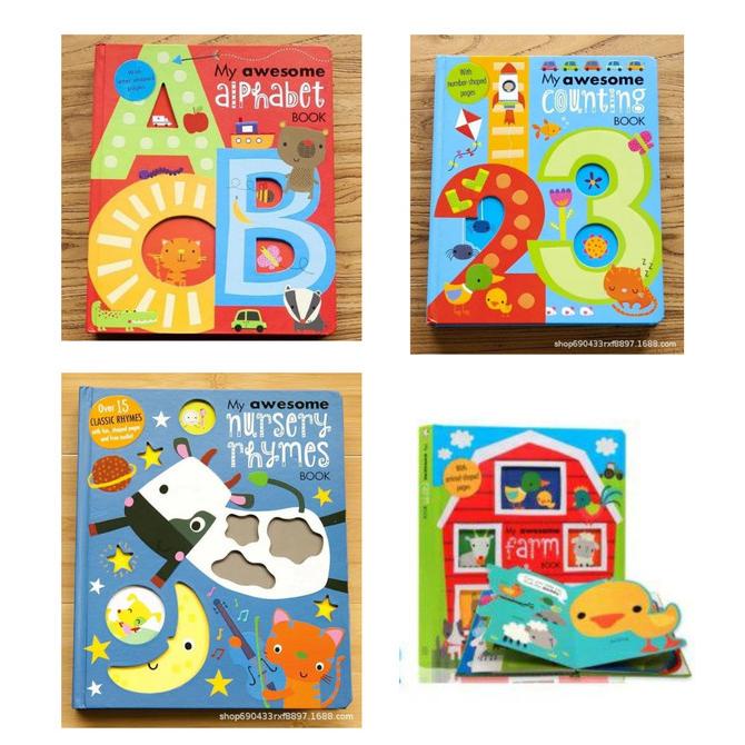 

Promo Buku Impor My Awesome Book Alphabet Counting Nursery Rhymes Farm