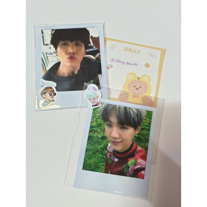 bts photocard young forever suga/yoongi & jungkook photocard / photocard bts murah