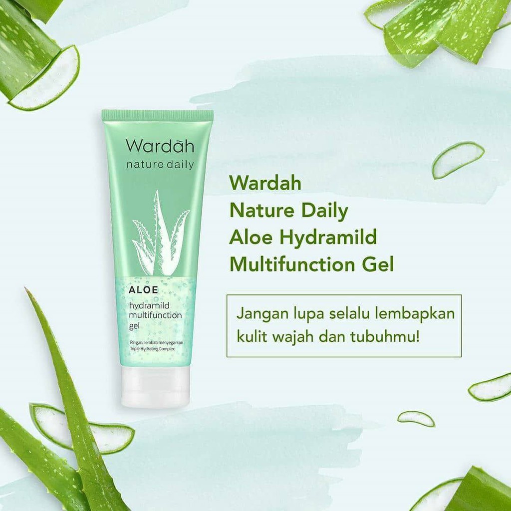 penggunaan wardah nature daily aloe hydramild multifunction gel