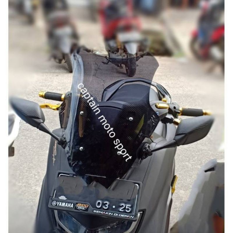 Spion R25 Pendek Carbon Original Merk NEMO Universal Spion Motor Fairing