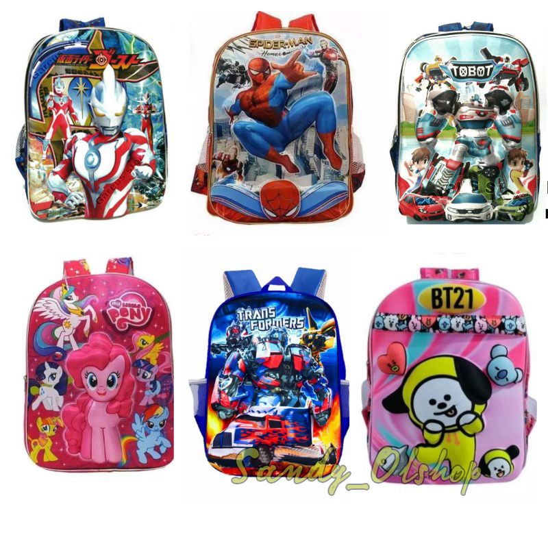 TAS RANSEL ANAK TK &amp; SD 3DIMENSI