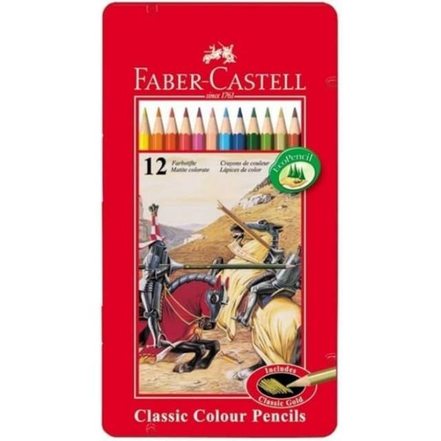 

Pensil Warna Classic Faber Castell 12 Warna Kemasan Kaleng/Tin Case