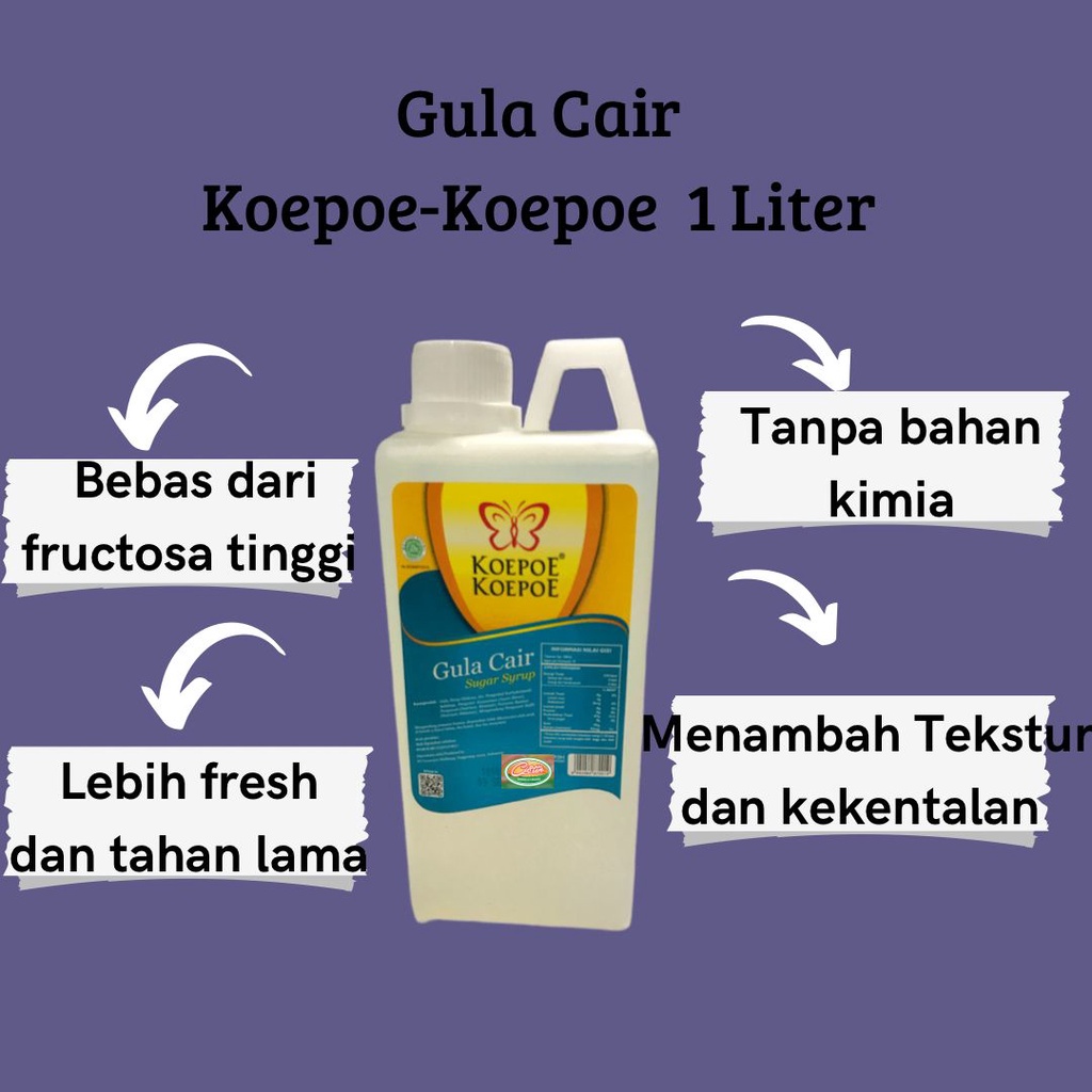 

KOEPOE KOEPOE GULA CAIR 1 LITER