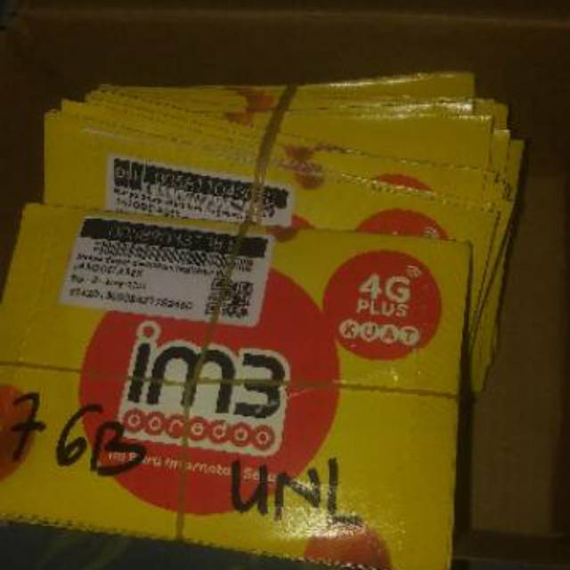 Kartu perdana Indosat 7GB unlimited