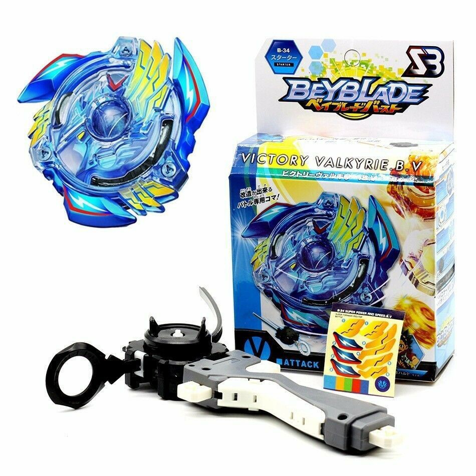 【New Arrival】Victory Valkyrie Valtryek BV Starter Pack Beyblade burst B-34+ Launcher