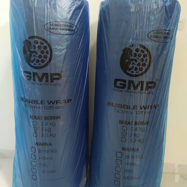 

BUBBLE WRAP GMP MURAH HITAM 3KG UK.1.25m x 50m