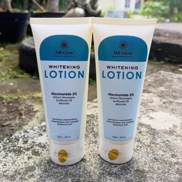 (BPOM)HR GLOW Whitening body lotion Booster Niacinamide 2% - 100ml BPOM / Whitening Lotion/Dosting