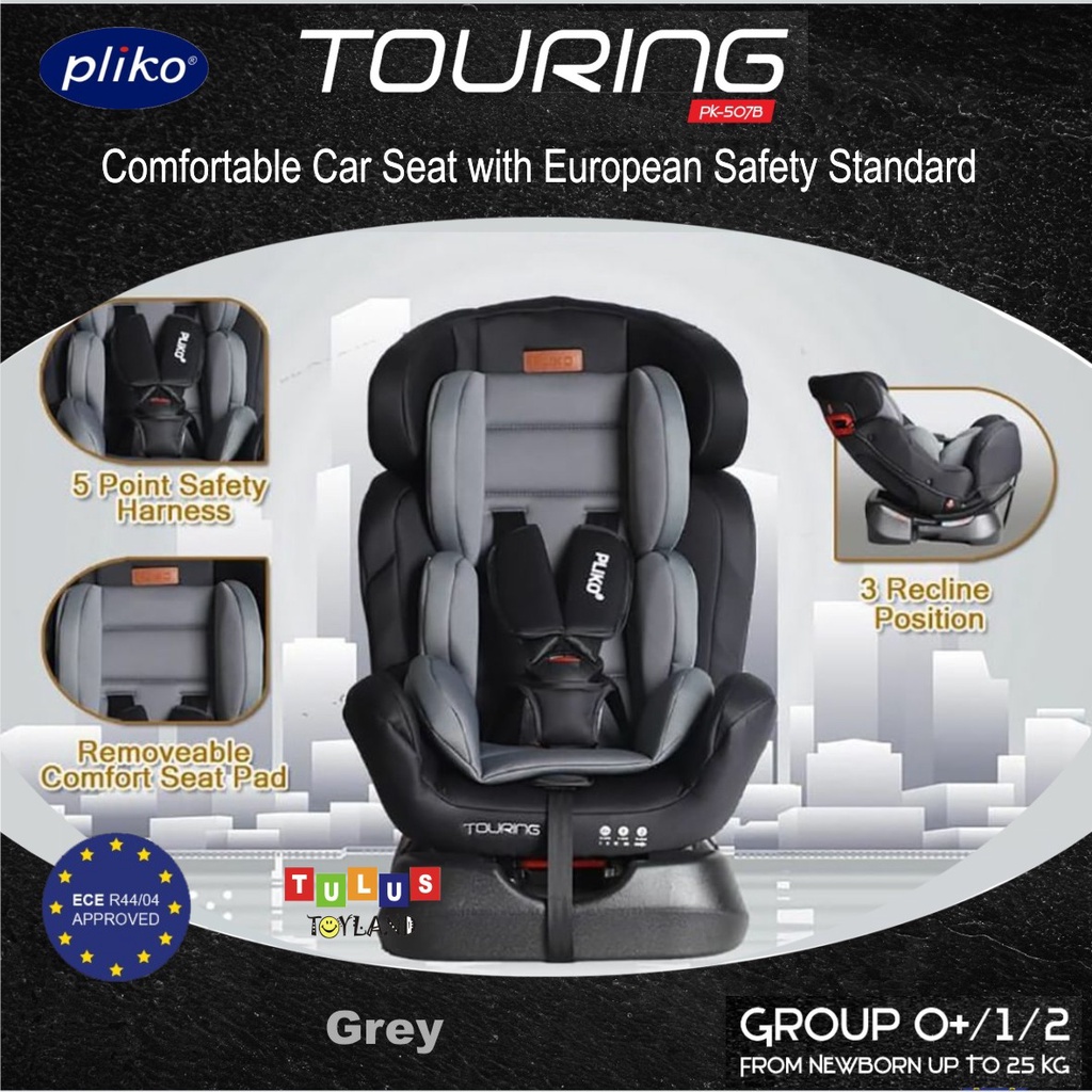 Pliko TOURING Car Seat PK 507B kursi mobil anak dudukan bayi baby safety infant to junior chair