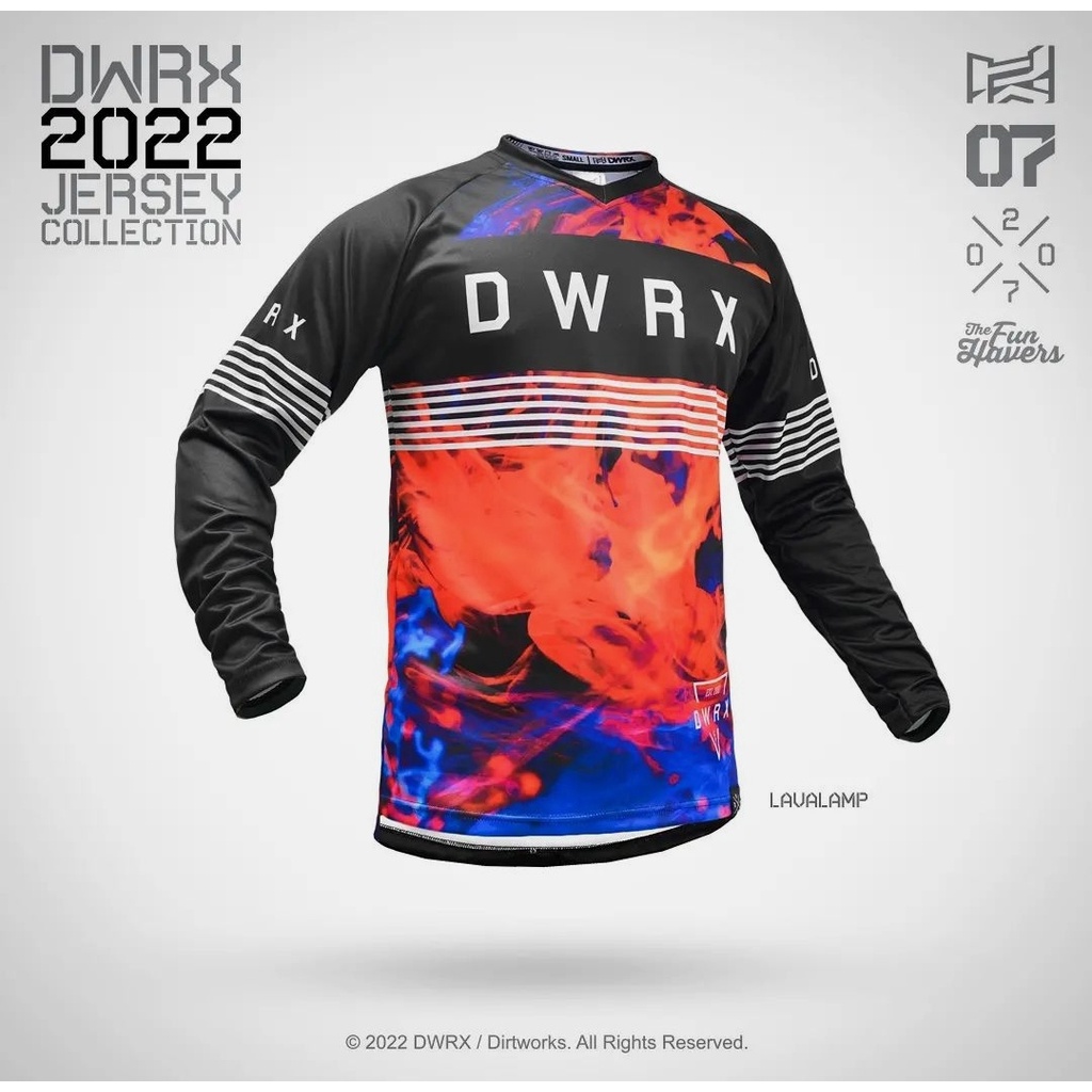 Jersey DIRTWORKS LAVALAMP - Jerseys Long MTB AM enduro downhill