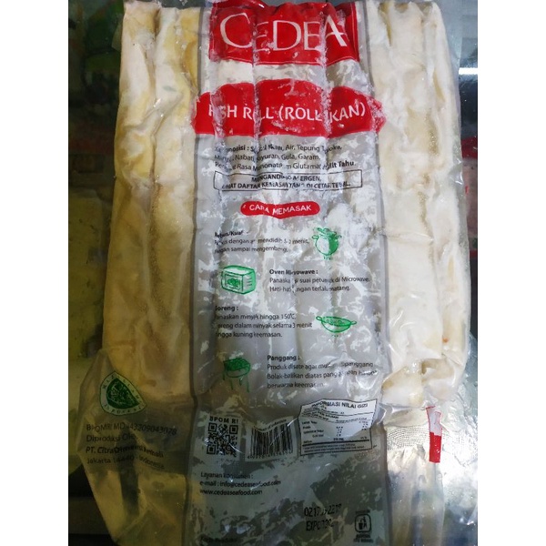 

CEDEA Fish Roll Ikan [1Kg - isi 40]