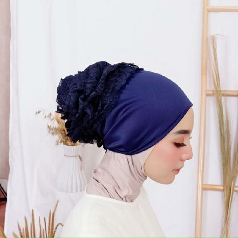 INNER CIPUT TURKI CEPOL KONDE HIJAB-Ciput Turki Navy