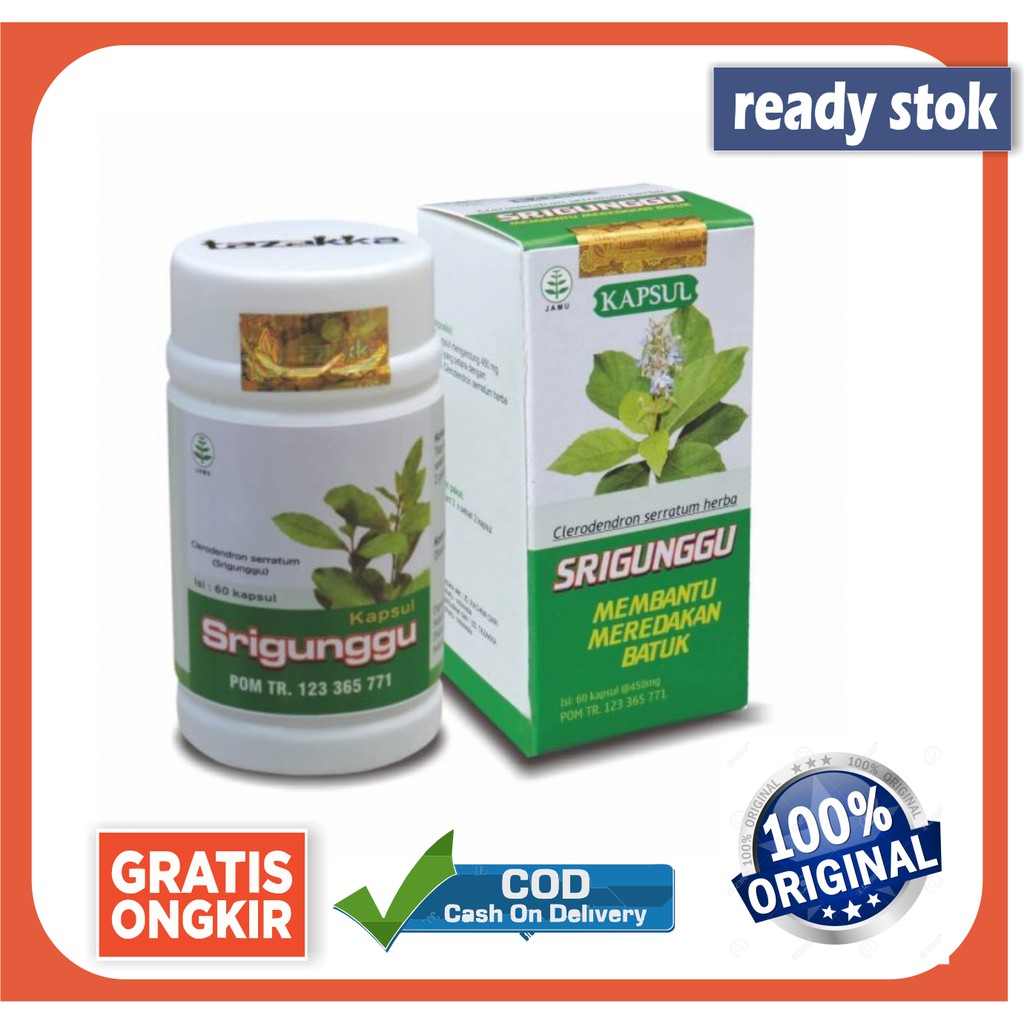 

KAPSUL GURAH DAUN SRIGUNGGU TAZAKKA ORIGINAL BERHOLOGRAM