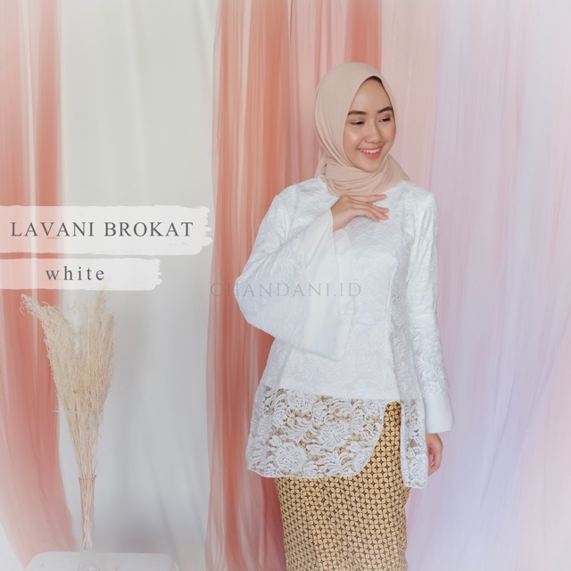 chandani.id • LAVANI BROKAT • kebaya wisuda kondangan lamaran tille brokat jepang