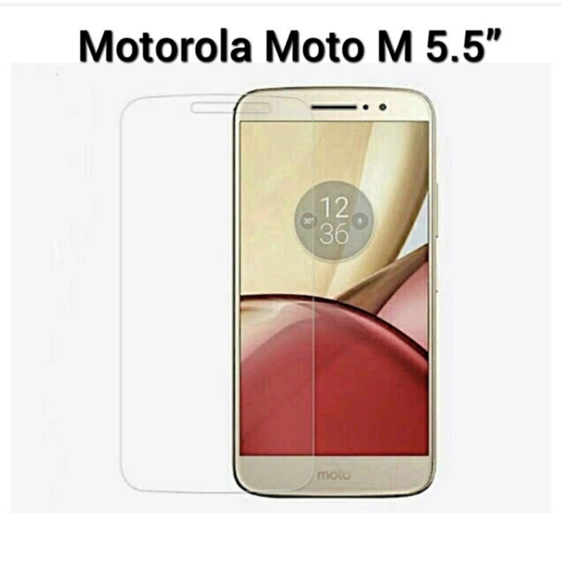 CLEAR TEMPERED GLASS MOTOROLA MOTO M