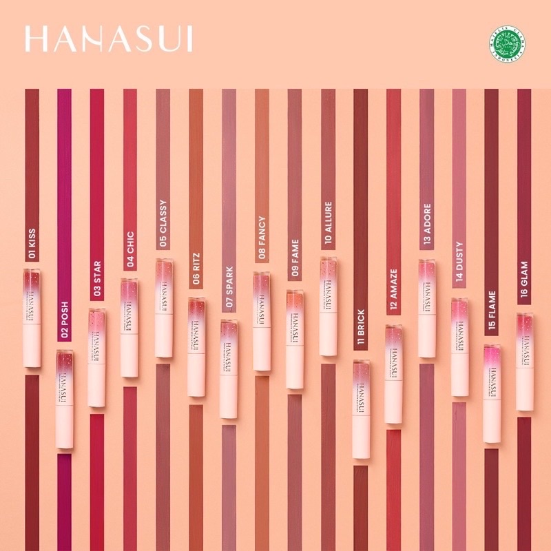 HANASUI MATTEDORABLE LIP CREAM / LIPCREAM HANASUI