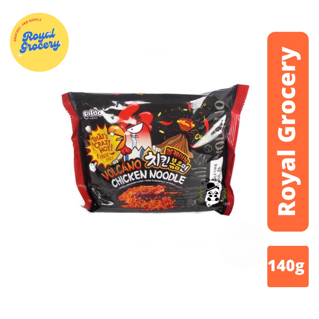 

Paldo Volcano Spicy Chicken Buldak Ramen Korea 140g