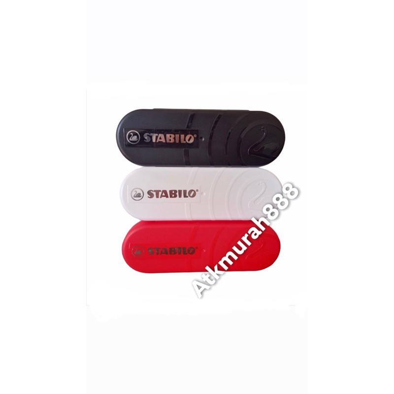 

TEMPAT PENSIL STABILO MURAH ORIGINAL (1 pcs ) WARNA PUTIH HITAM MERAH