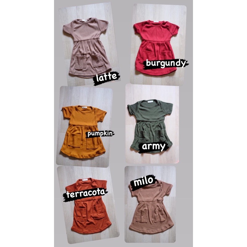 Cameelbaby Dress Berlengan