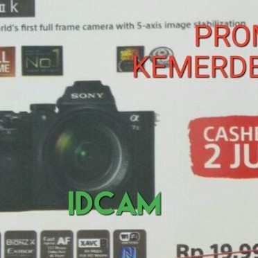 CAMERA SONY ALPHA 7 MARK II / A7 II / A7II / KIT 28-70MM PROMO