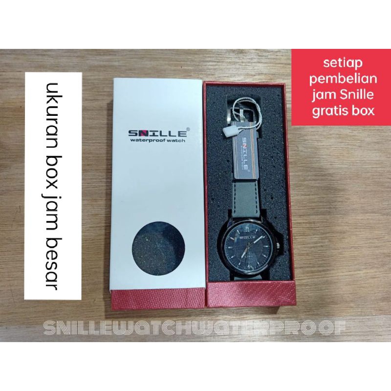 Snille Original MA-13 Jam Tangan Pria&amp; Wanita Analog. Kode 1026 G Warna Hijau Army