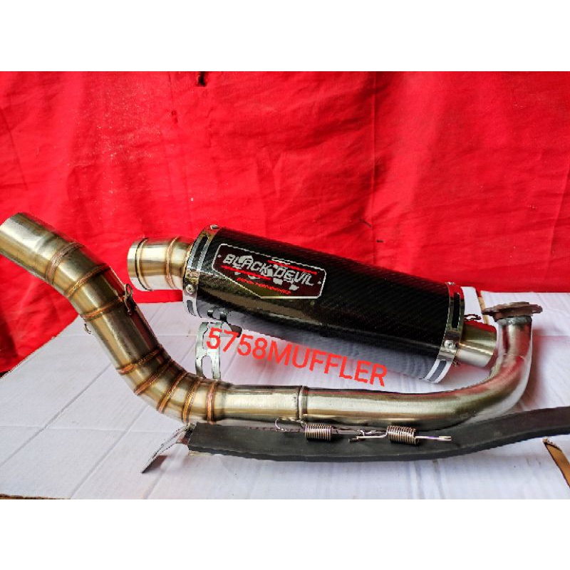 Black Devil knalpot inlet 38 black devil suara empuk scoopy , beat, spacy, nex