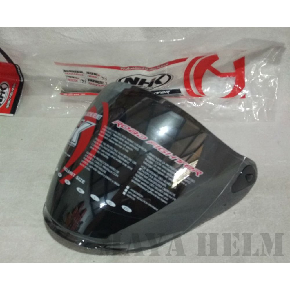 kaca helm visor nhk R6 silver new Bagus
