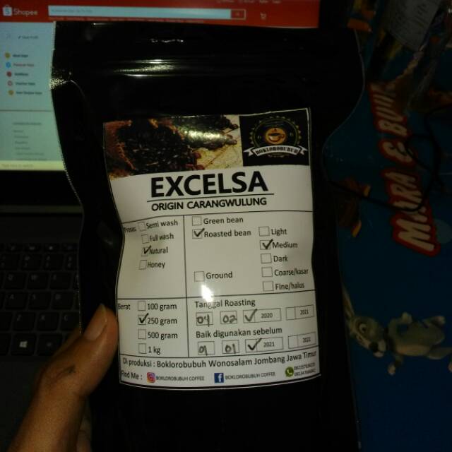

EXCELSA ROASTED BEAN 250gr x 4