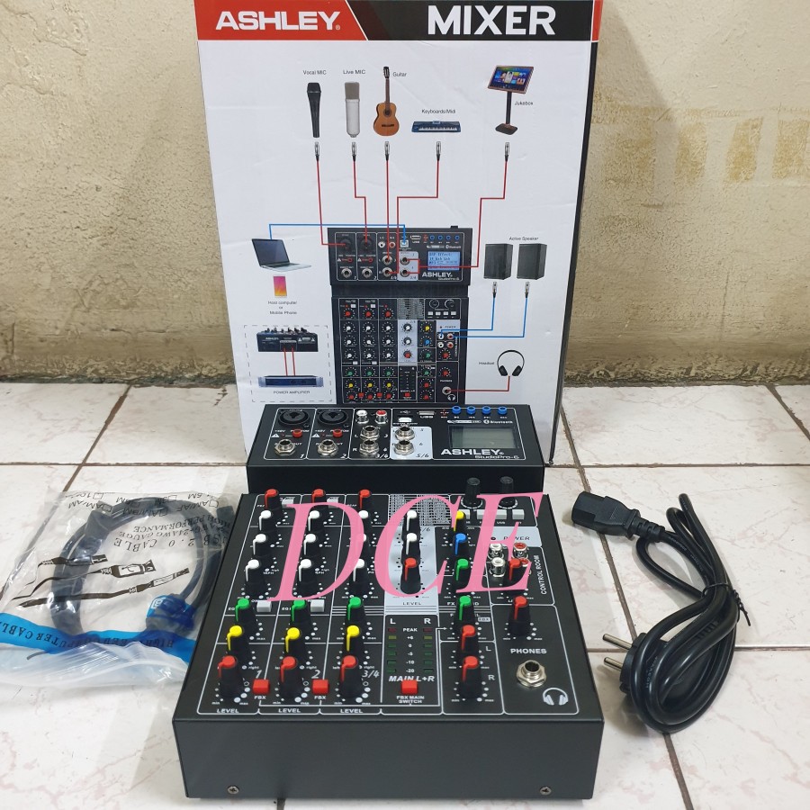 Mixer Audio Ashley STUDIO PRO6 StudioPro6 6 Channel Original